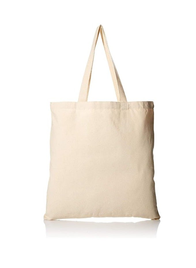 Plain Tote Bag (Beige)  - Image 1