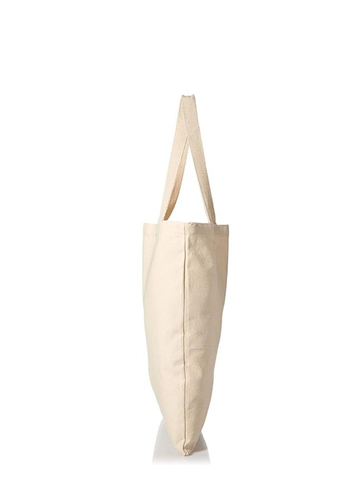 Plain Tote Bag (Beige)  - Image 2