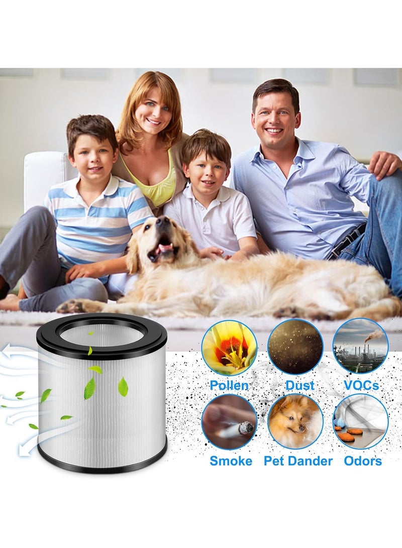 Neox Air Purifier Filter Replacement Compatible with  Philips FY0194/30 - Nanoprotect HEPA Replacement Filter, Up to 12 months lifetime, Suit for Philips AC0819 & AC0820 FY0194/30 White/Black  - Image 3