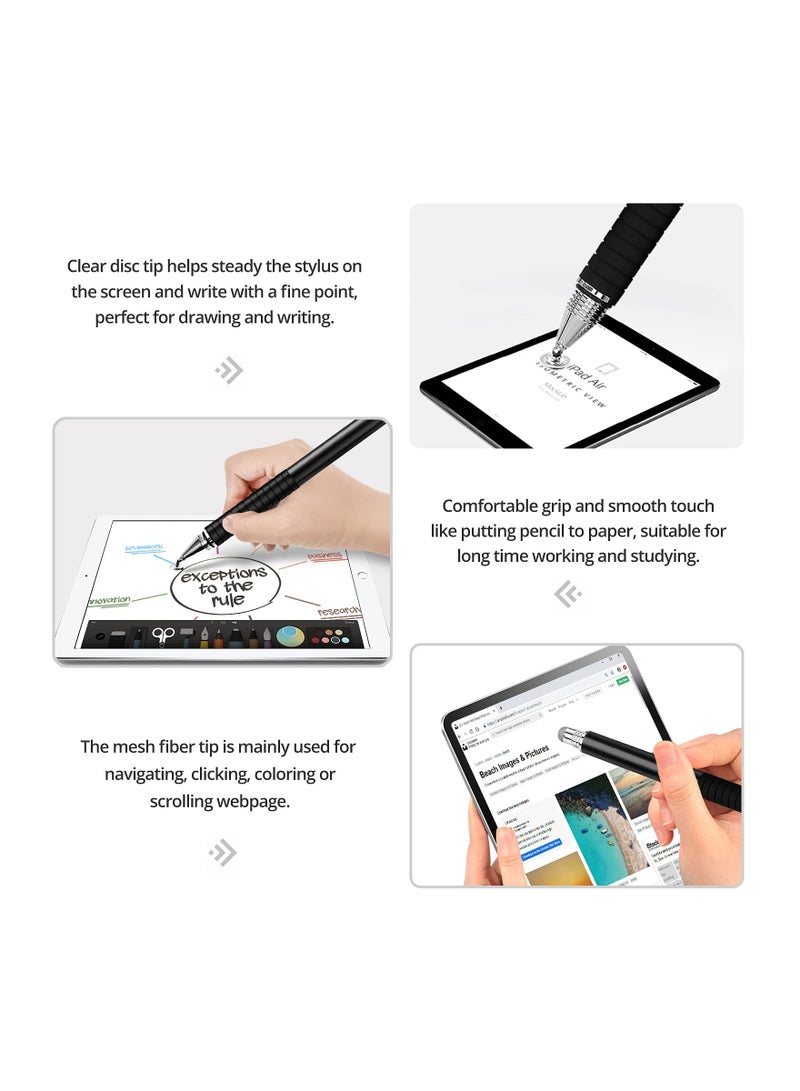 3 Pack Stylus Pens for Touch Screens High Sensitivity  Precision Tablet Pen 2 in 1 Capacitive Stylus Pen for iPhone iPad Android Tablet and All Capacitive Touch Screens - Image 5