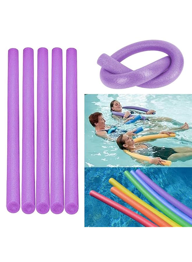 HAIZID Pack Of 6Pcs Of Swimming Noodles For Swim Support Swimming Learning Training Aid Water Floating Water Sports And Pool Fun Swimming Pool Noodle Swimming Stick Suitable For Kids And Adults - Image 1