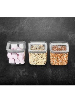vip ahmet Sude Square Storage Container Set 3 x 700 ml. VP-262  - Image 1