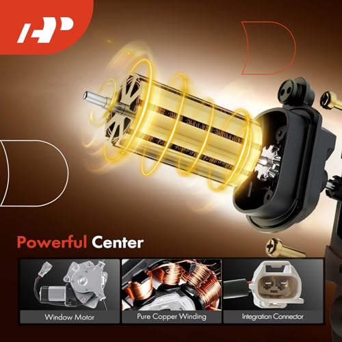 A-Premium Power Window Regulator with Motor Compatible with Mitsubishi Galant 2004-2012 Rear Left Driver Side - Image 4