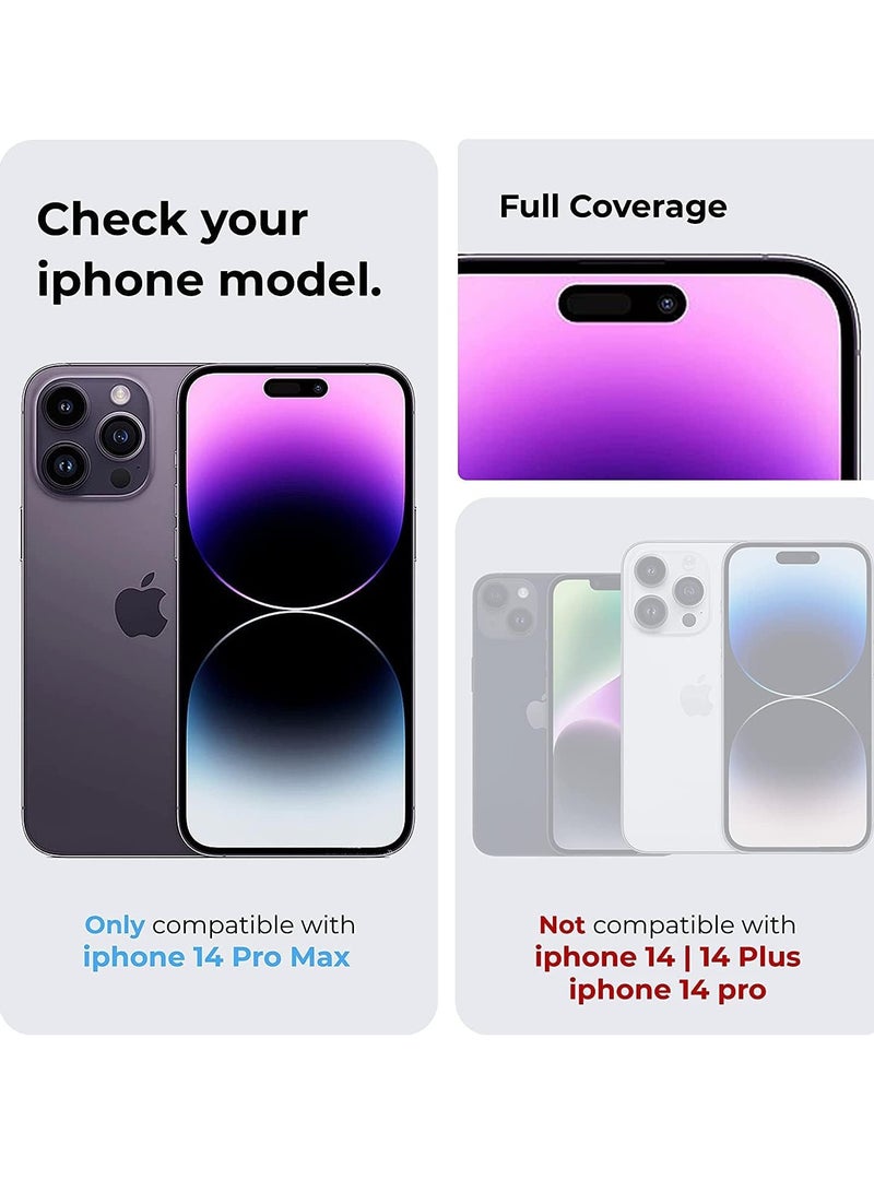 BORTONY iPhone 14 Pro Max Case Cover 6.7 inch Crystal Clear Anti Scratch Shockproof Slim Thin Transparent Phone Case for Apple iPhone 14 Pro Max (6.7 inch) Clear - Image 2