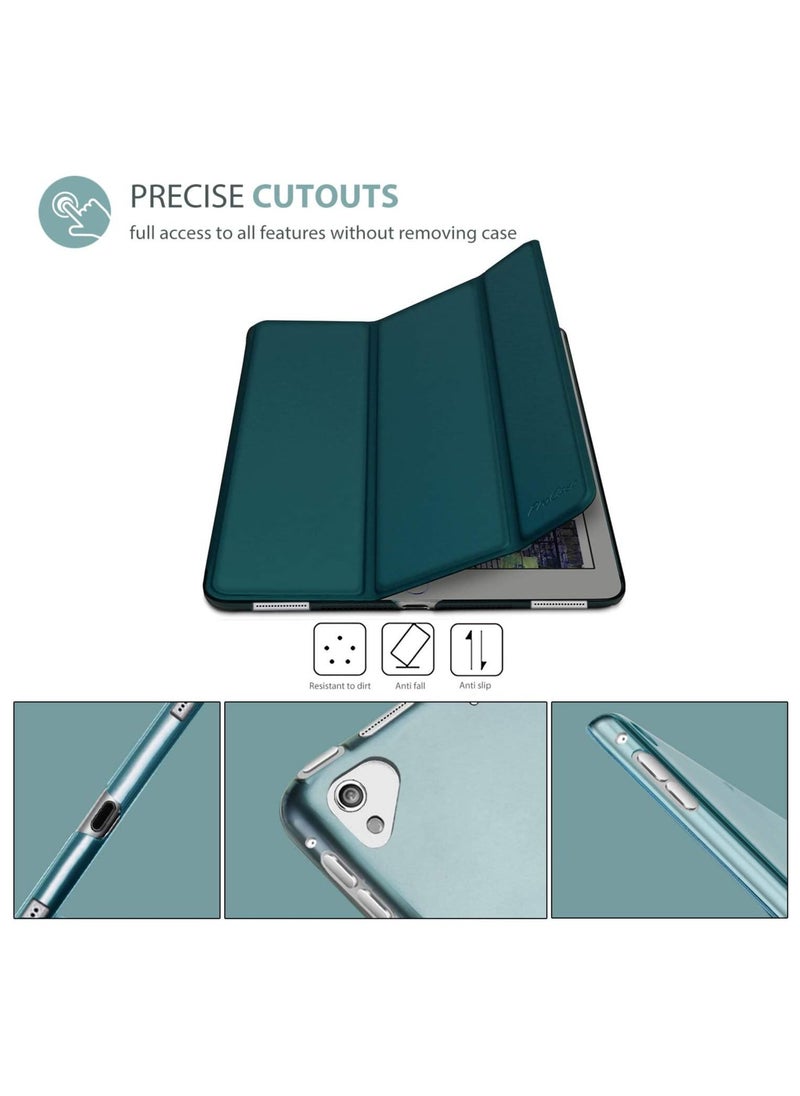 Procases - iPad Pro 12.9 2017/2015 Case (Old Model, 1st & 2nd Gen), Ultra Slim Lightweight Stand Smart Case Shell with Translucent Frosted Back Cover for Apple iPad Pro 12.9 Inch -Emerald - Image 1