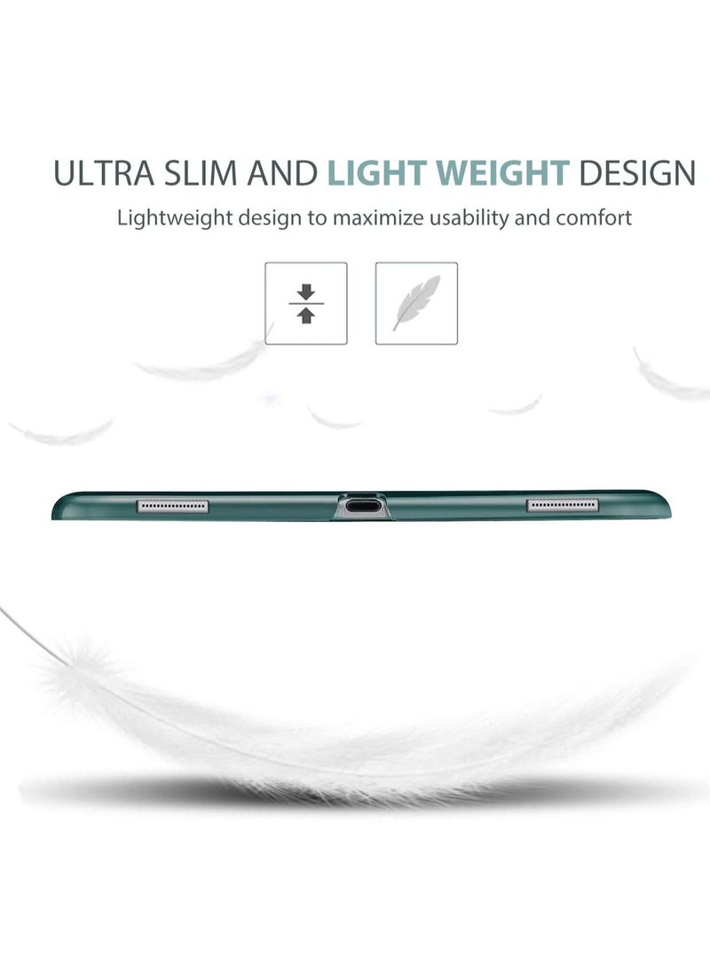 Procases - iPad Pro 12.9 2017/2015 Case (Old Model, 1st & 2nd Gen), Ultra Slim Lightweight Stand Smart Case Shell with Translucent Frosted Back Cover for Apple iPad Pro 12.9 Inch -Emerald - Image 1