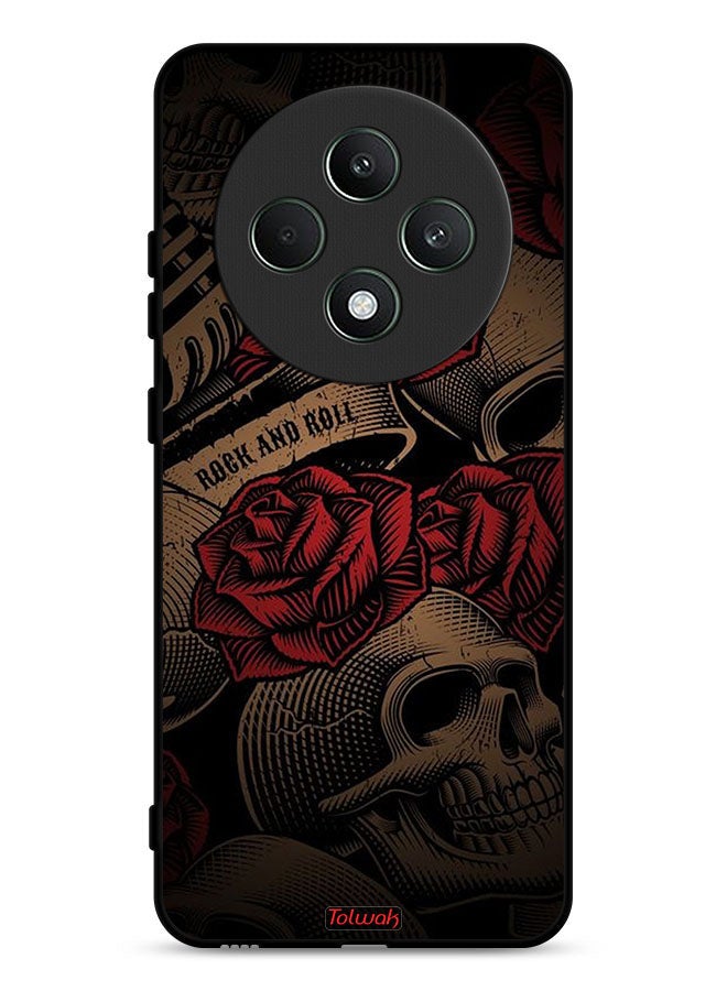Tolwak Oppo Reno12 F 5G Protective Case Cover Rok And Roll - Image 1