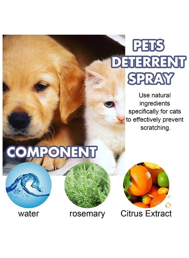 YEGBONG Pets Deterrent Spray，Cat Scratch Deterrent Spray,Stop Cats Scratching Furniture,Stop Spray for Cats and Dogs(50ML) - Image 2