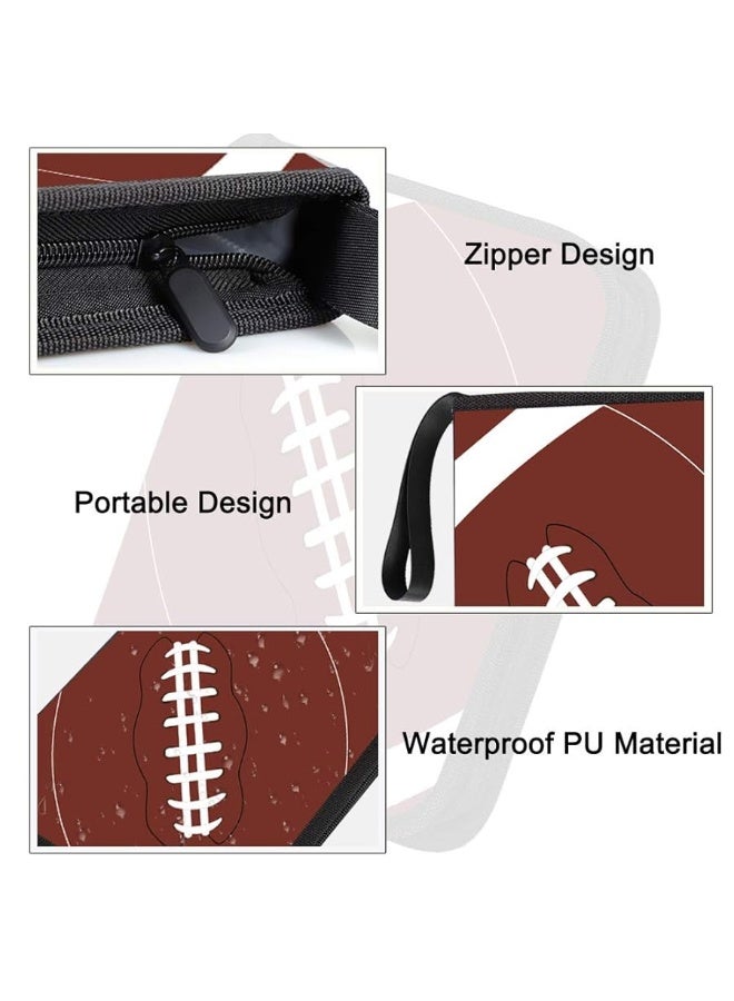 POKONBOY 9-Pocket Football Card Binder, Trading Card Holder with Sleeves Card Collectors Album Hold Up to 900 Cards, Fit for Football Cards Baseball Cards Sport Trading Cards - Image 4
