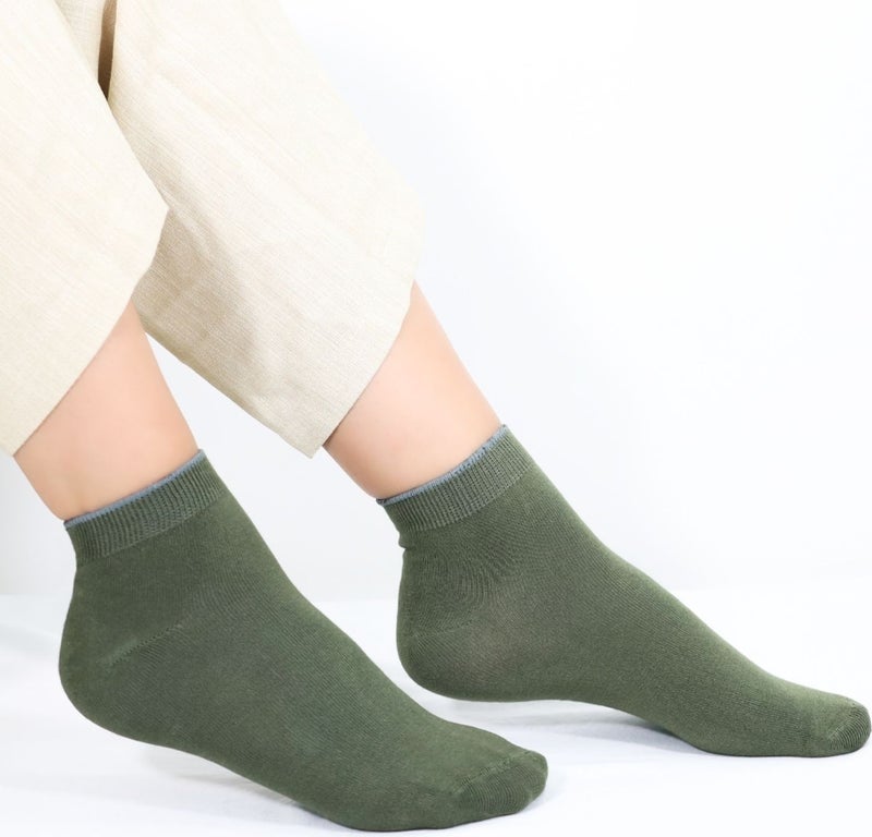 Kral Socks Women's Bamboo Booties Socks (3 Pieces) Invisible Seamless Perfumed Short Summer Women's Socks  - Image 5