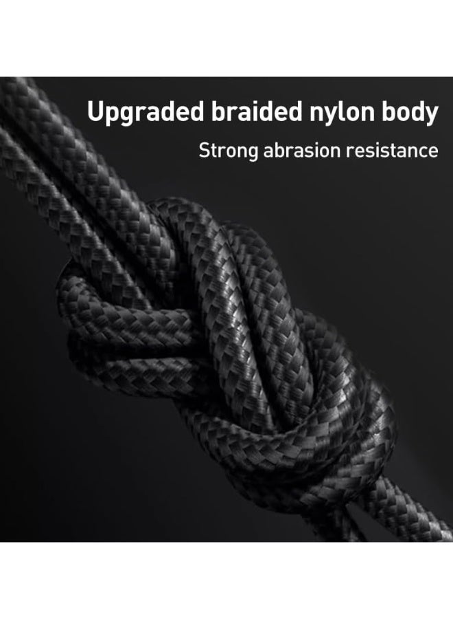 Yesido CA91 3-in-1 Fast Charging Cable 3A Output – USB-C, Micro USB & Lightning – Durable Braided Cord, Universal Compatibility – Black - Image 3