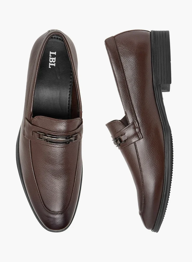 ال بي ال من شو اكسبرس Men Metal Accent Slip-On Loafers