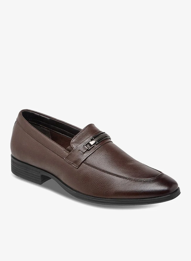 LBL by Shoexpress Metal Accent Slip-On Loafers