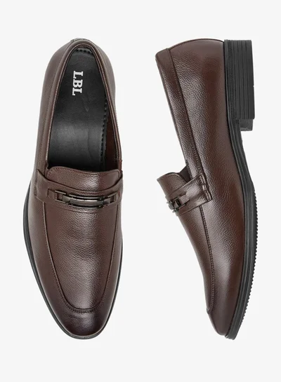 LBL by Shoexpress Metal Accent Slip-On Loafers