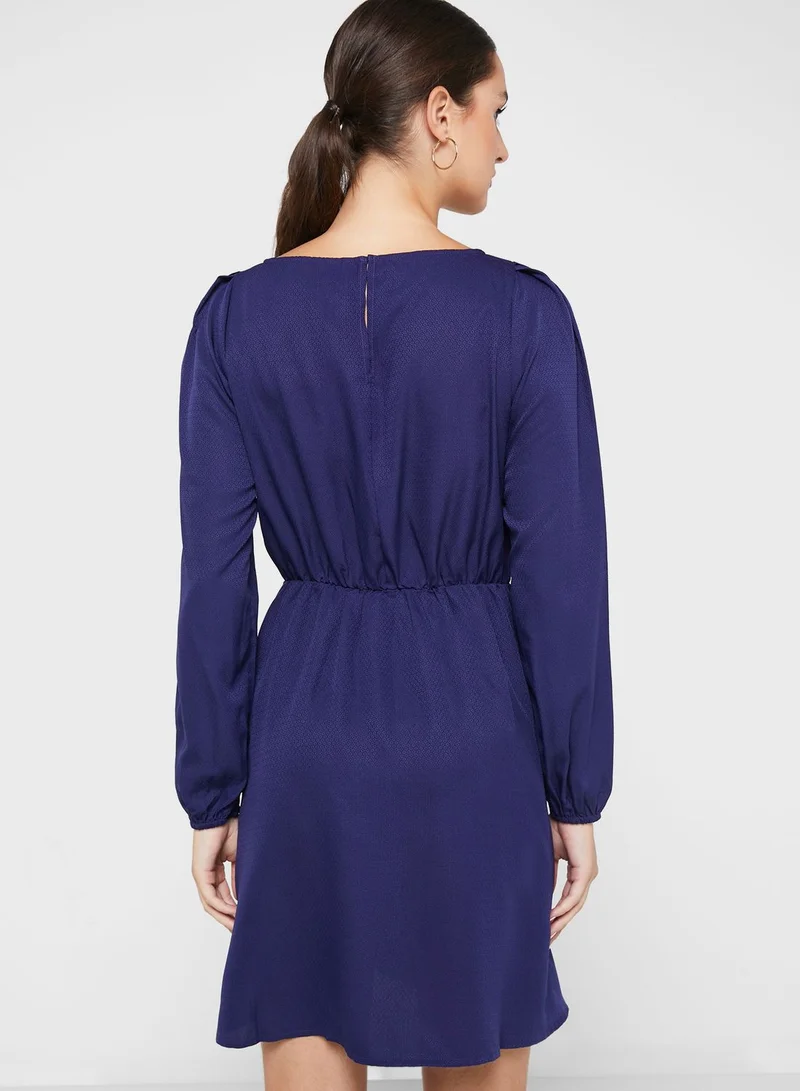 VERO MODA Puff Sleeve Tiered Dress