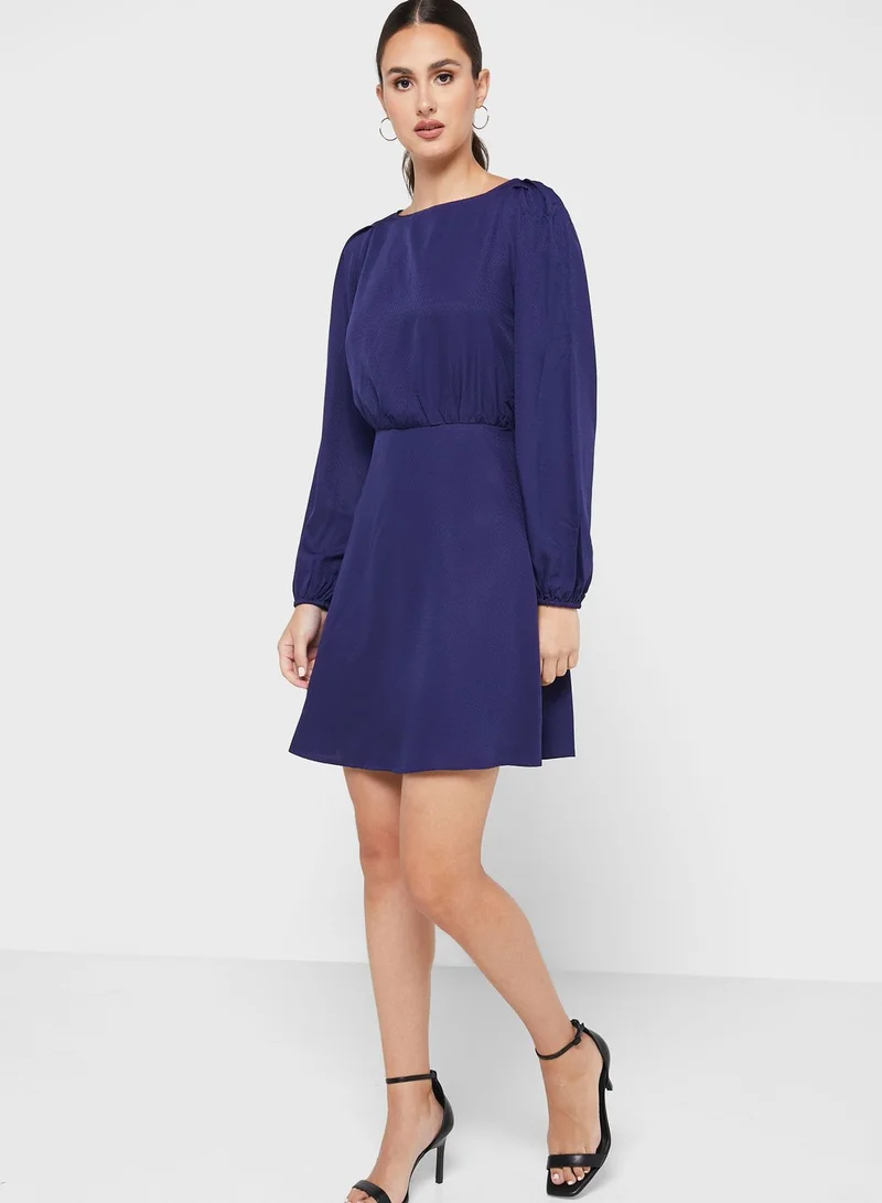 VERO MODA Puff Sleeve Tiered Dress