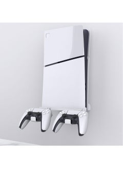 PGTECH Wall-mounted Display Stand for PS5 Slim, Wall-mounted Console and Controller Storage Holder  - Image 1