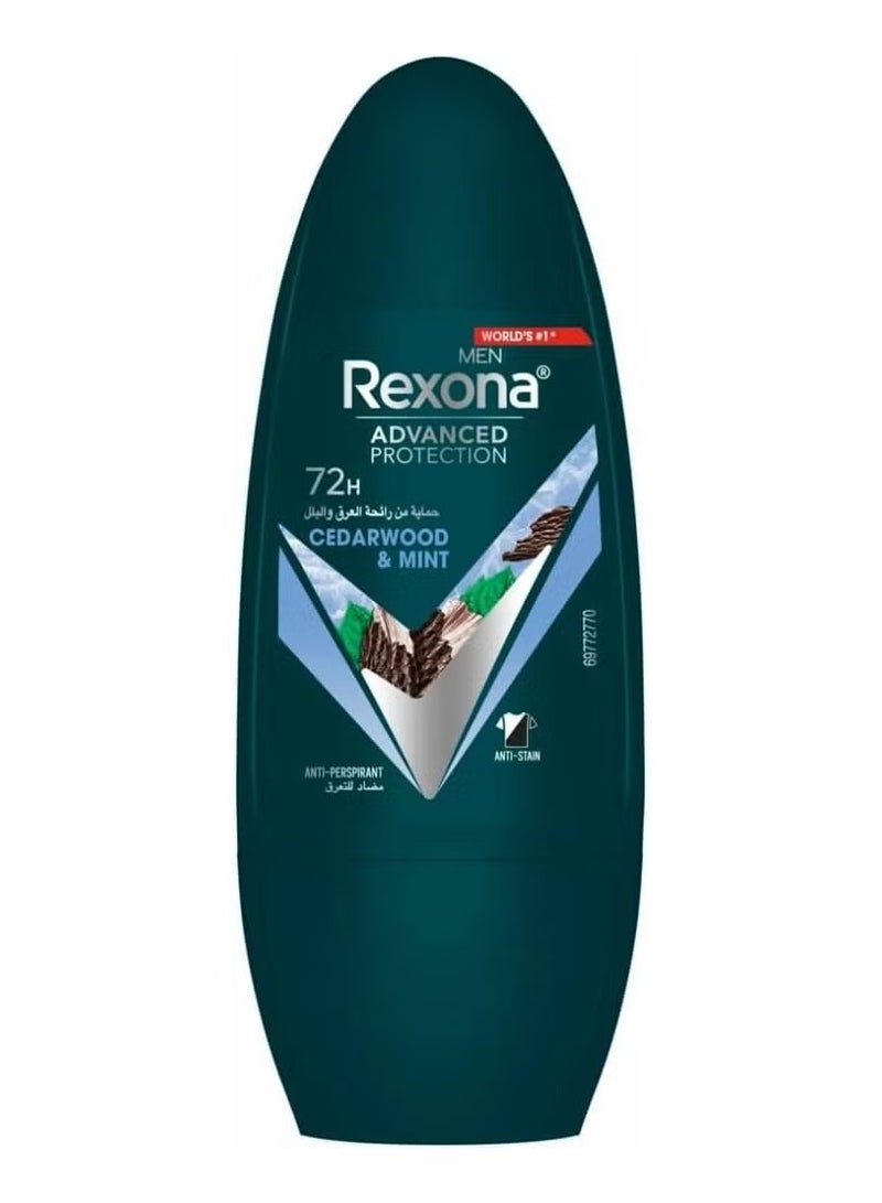 Rexona Cedar Wood & Mint Roll-On For Men 50 Ml