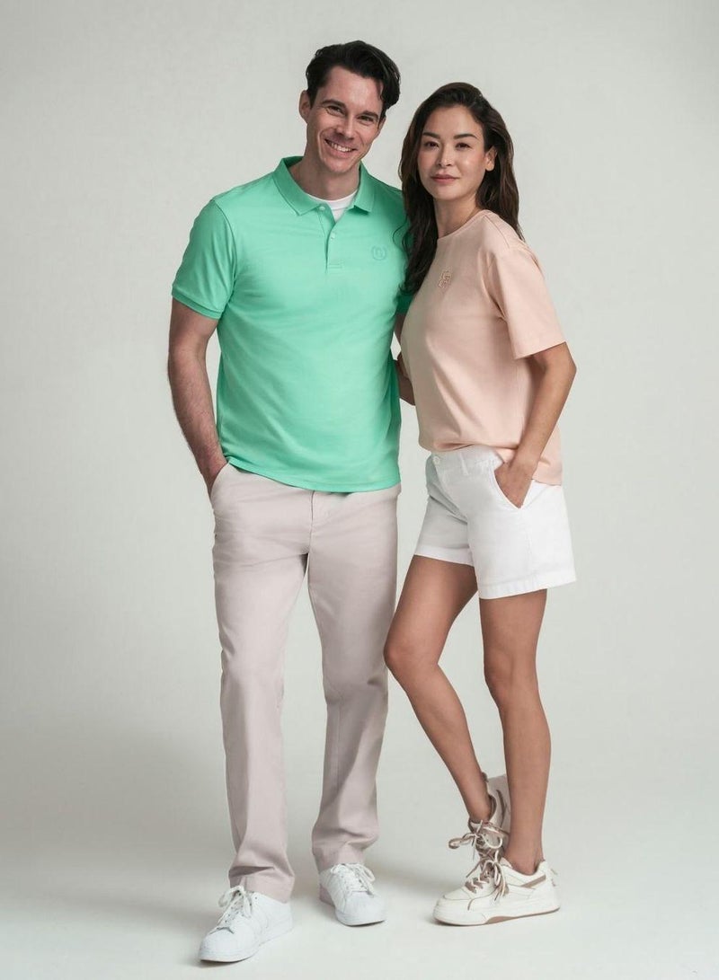 GIORDANO Men’s Slim Fit Liquid Touch Cotton Interlock Polo - Image 2
