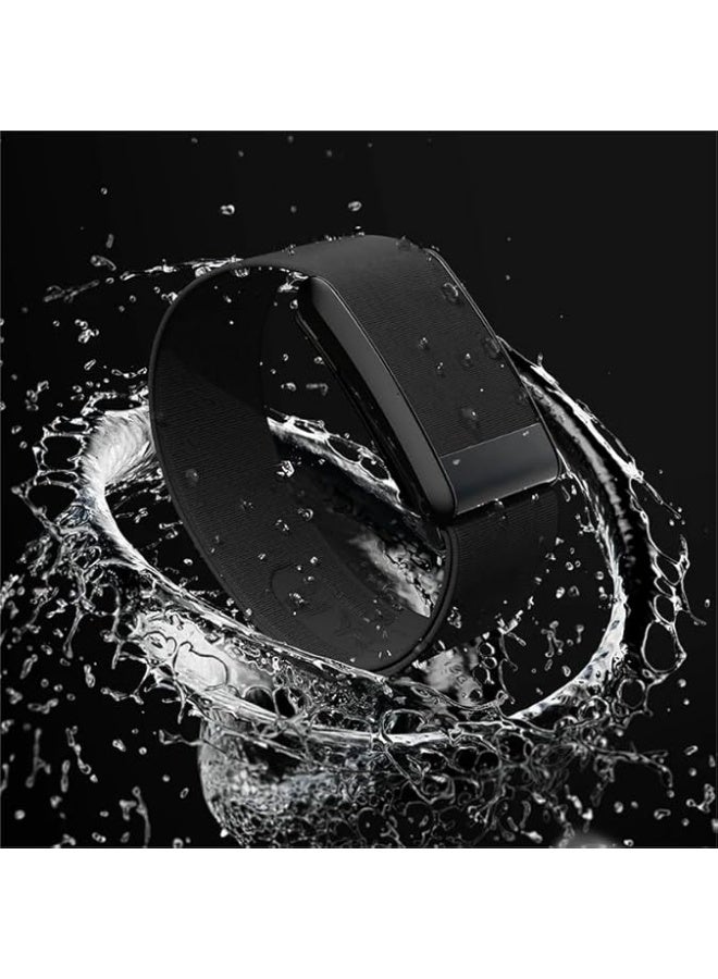 HydroKnit Wristband - Replacement Fast-Drying Band Compatible with WHOOP 4.0 - Stylish & Affordable Replacement Strap - Breathable Band Strap Including U Shape Black Connector - Image 5