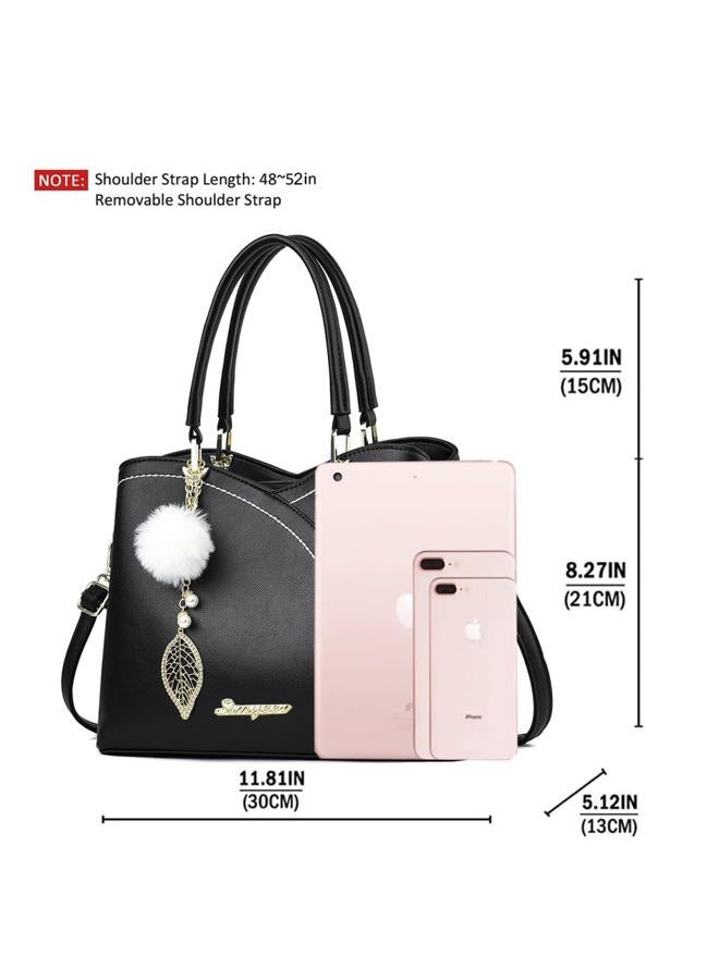 SiMYEER Satchel Purses and Handbags for Women Leather Crossbody Bags Shoulder Tote Bags - Image 5