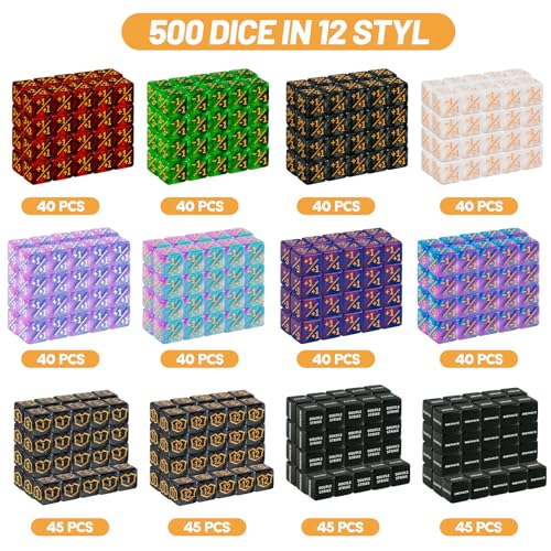 Ravonixis 500 Pieces MTG Counter Bulk Keyword Counters Life Counter Tokens Dice Buff Tokens Compatible with Magic Card Game Accessories CCG Creature Stats - Image 5