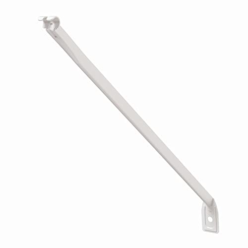 ClosetMaid 21775 12-Inch Support Brackets for Wire Shelving, White,12-pack - Image 1