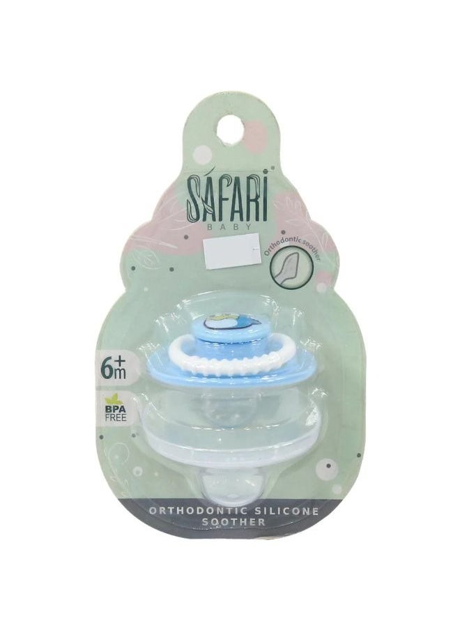 safari baby - Safari Baby Cherry Silicone Soothers 0-6 Months - Image 1