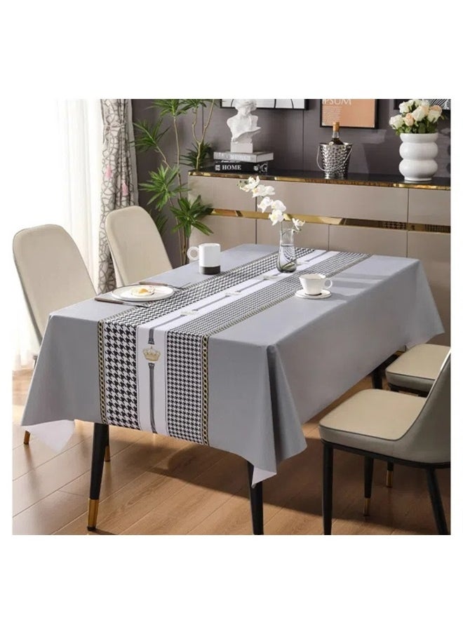 yongsheng Tablecloth - Rectangular Cover for Kitchen, Restaurant, Outdoor Dinner, Party Holiday - Anti-Fading & Washable - Tassel Design (90*150cm)  - Image 4