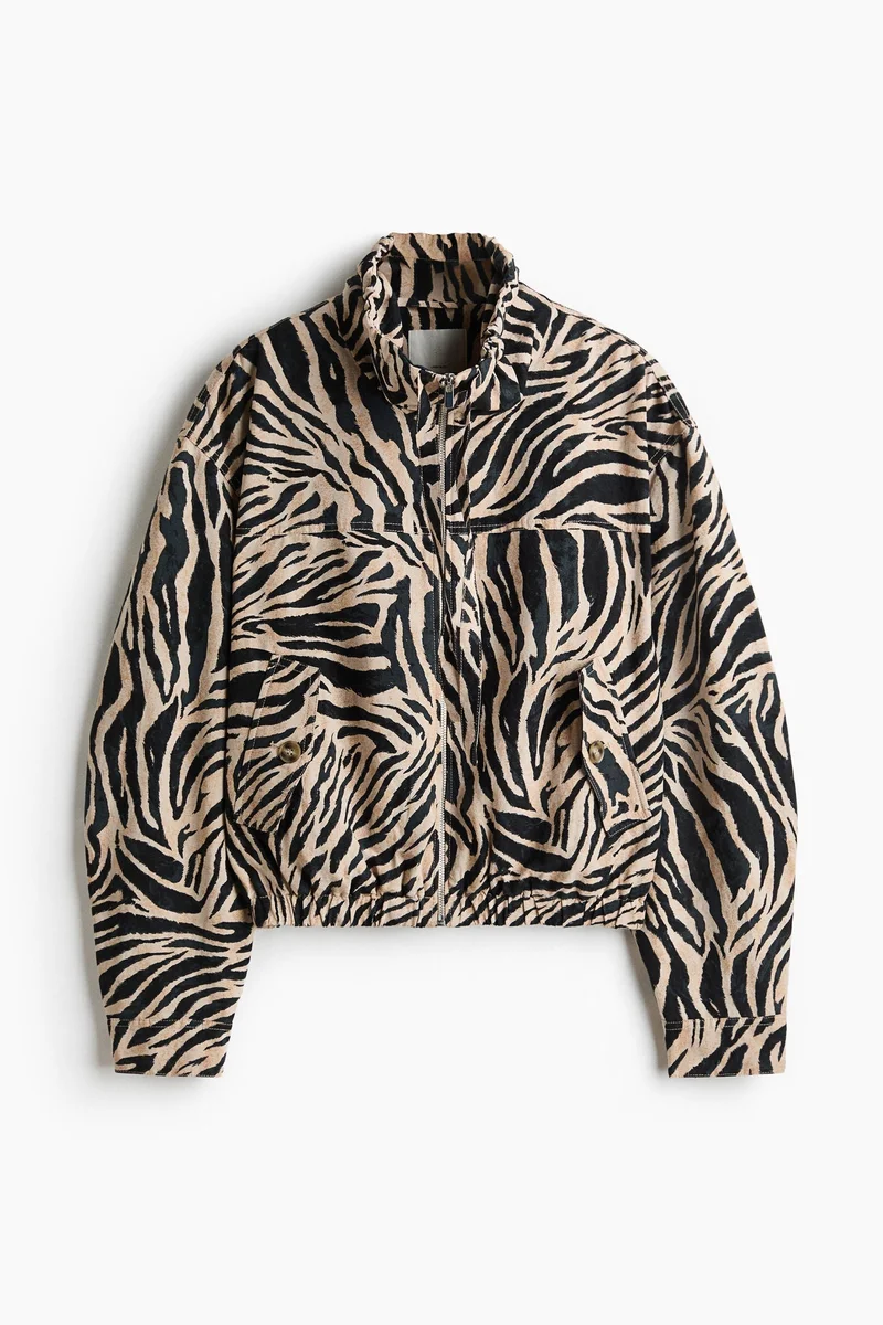 H&M  Linen-blend jacket for Women | Best Price UAE