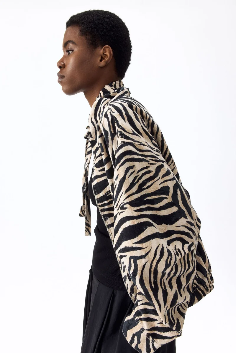H&M  Linen-blend jacket for Women | Best Price UAE