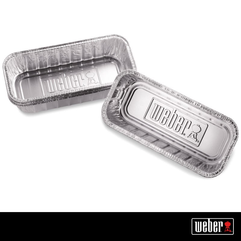 Weber Drip Pans 10 Pack, Fits SmokeFire and Summit, Silver - Image 3