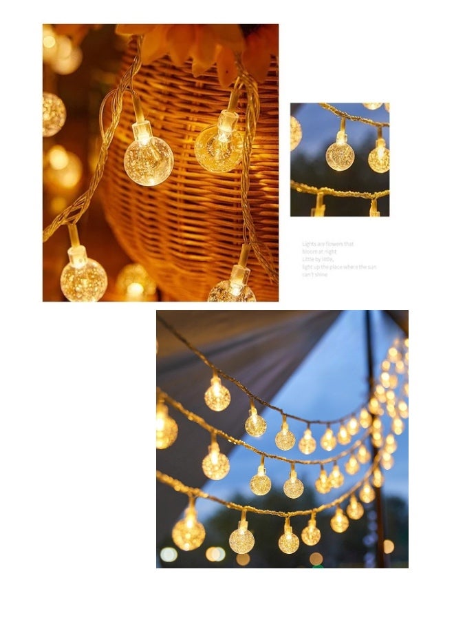 Generic Outdoor String Lights Mains Powered 23Feet Festoon Lights with 40 Led Shatterproof Bulbs Weatherproof Commercial Garden Hanging Lights for Patio Backyard Party Decor  Socket Base Black - Image 4