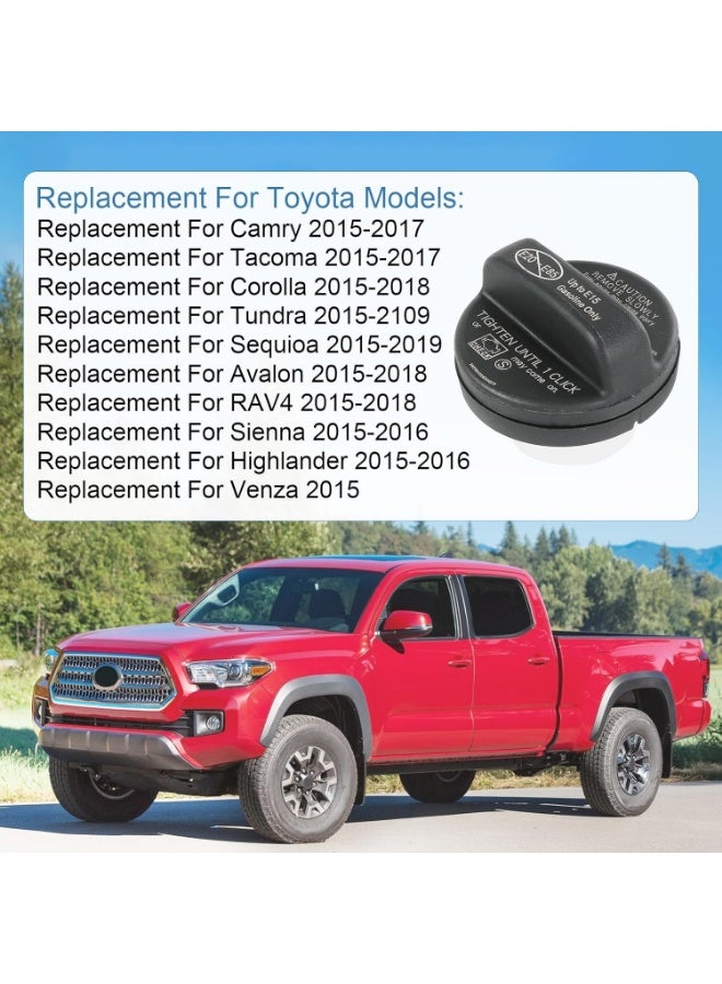 Gas Cap Replacement For Toyota Camry Tacoma Corolla Tundra 2015-2108, Compatible with Lexus RX350 ES350 ES300h NX300 2014-2020, Fuel Tank Cap Replace 77300-07030 - Image 2