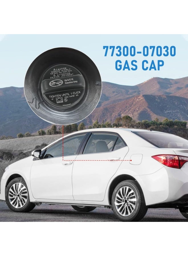 Gas Cap Replacement For Toyota Camry Tacoma Corolla Tundra 2015-2108, Compatible with Lexus RX350 ES350 ES300h NX300 2014-2020, Fuel Tank Cap Replace 77300-07030 - Image 4