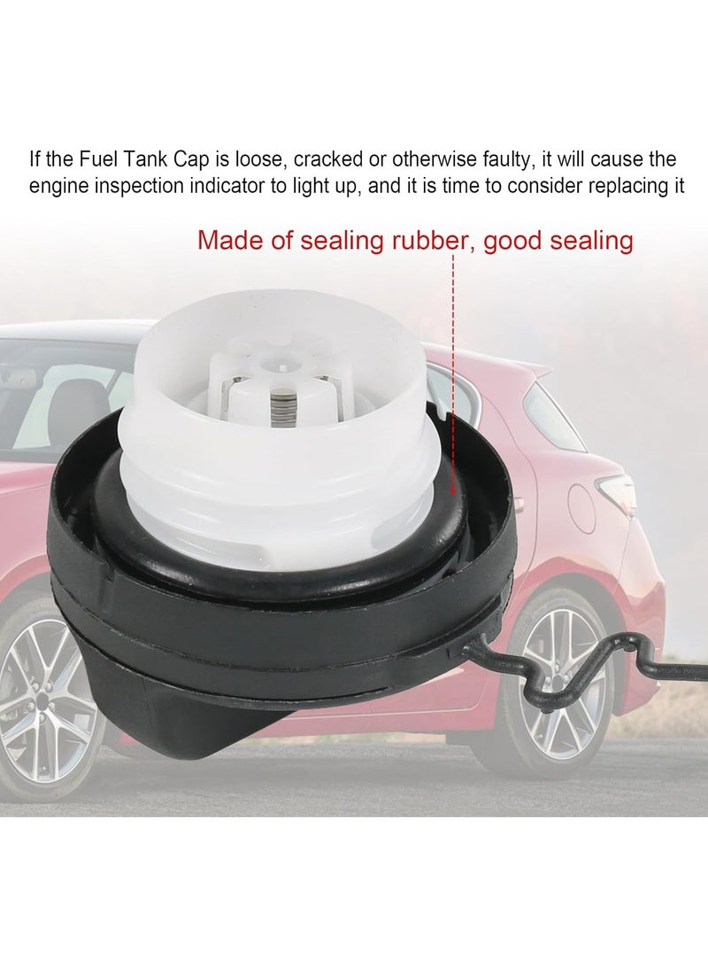 Gas Cap Replacement For Toyota Camry Tacoma Corolla Tundra 2015-2108, Compatible with Lexus RX350 ES350 ES300h NX300 2014-2020, Fuel Tank Cap Replace 77300-07030 - Image 5