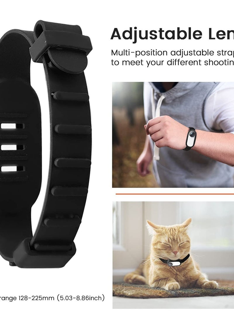 SOLARAE Go 2 Case for Insta360 Go 2 Camera, Silicone Case with Wrist Strap Can be Used as Shoulder Bag Strap Palm Strap Bicycle Handlebar Strap Multifunctional Camera Accessory - Image 4