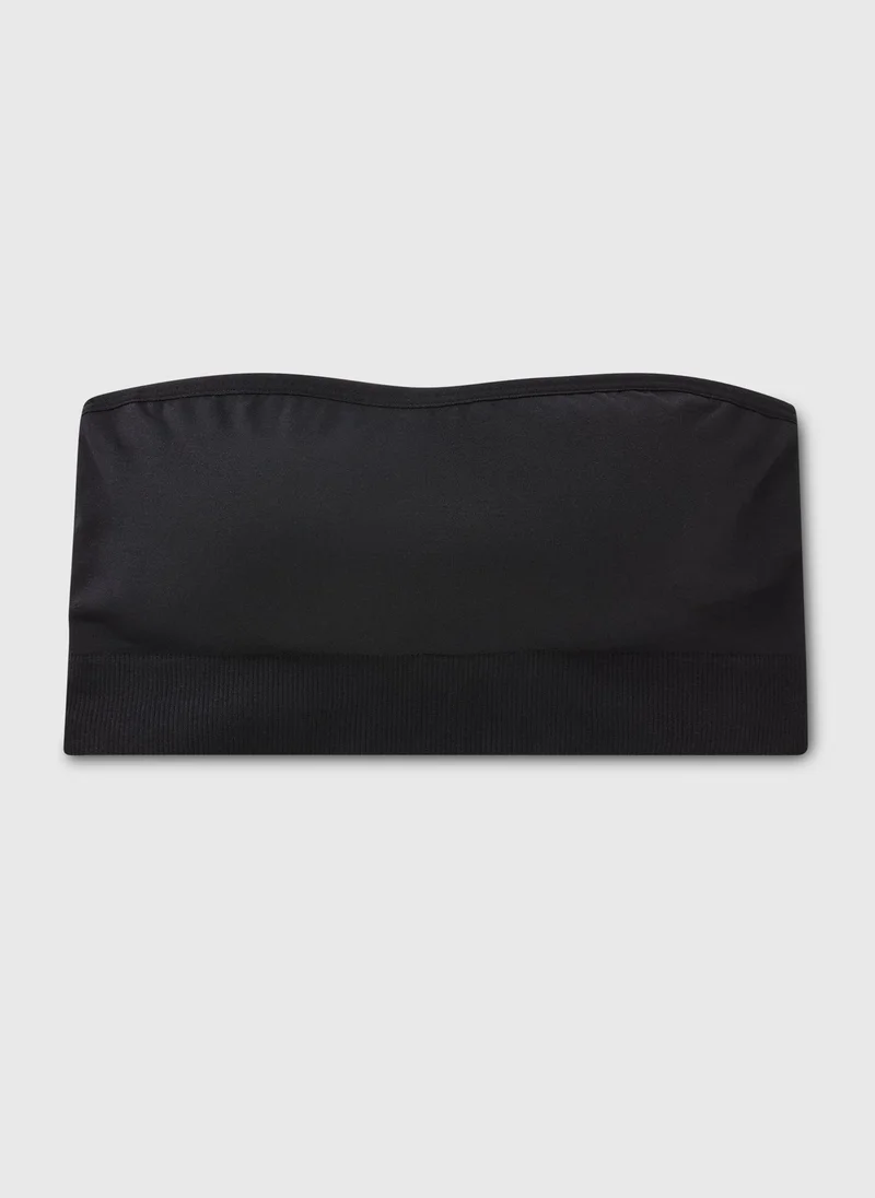 ماتلان Black Seam Free Padded Bandeau Bra