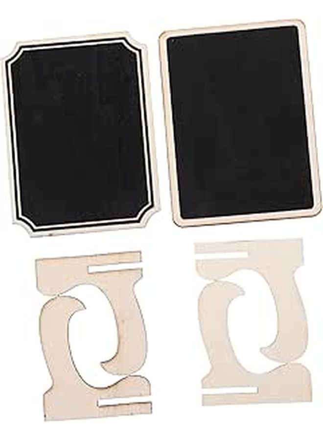 20 Pcs Small Chalkboard Message Boards With Smooth Edges For Cafe Restaurant Home Decor - Image 1