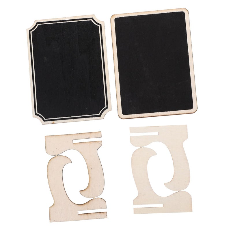 20 Pcs Small Chalkboard Message Boards With Smooth Edges For Cafe Restaurant Home Decor - Image 2