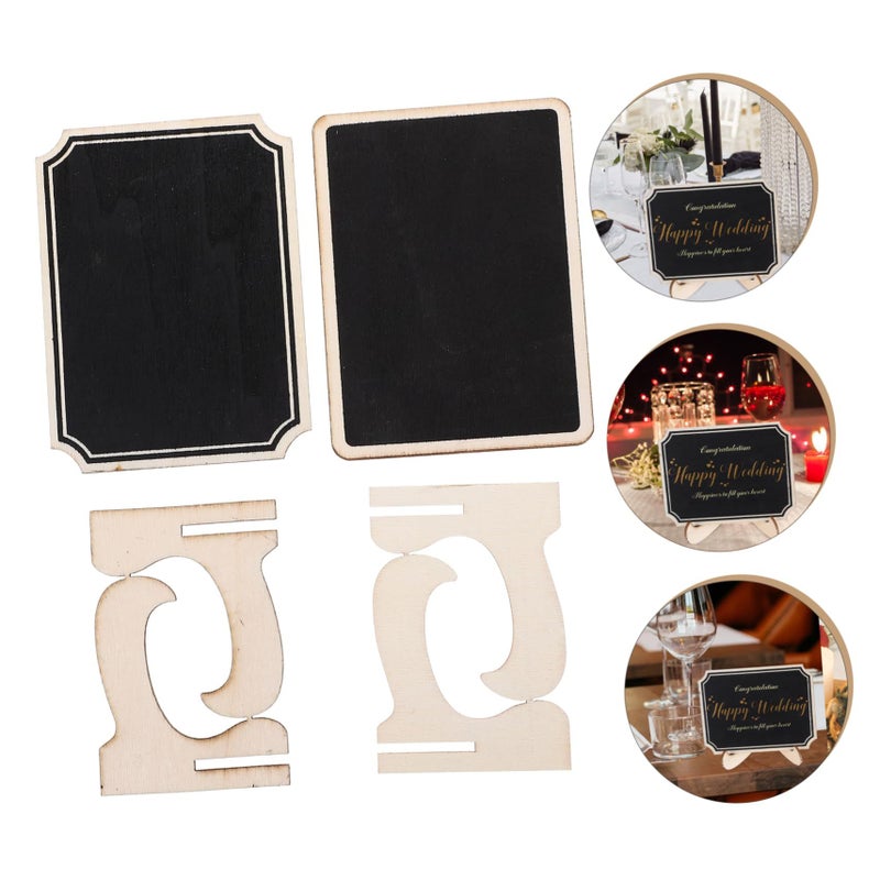 20 Pcs Small Chalkboard Message Boards With Smooth Edges For Cafe Restaurant Home Decor - Image 5