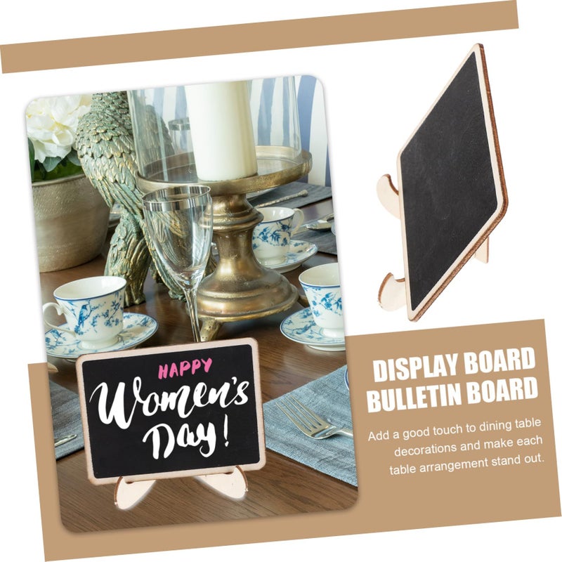 20 Pcs Small Chalkboard Message Boards With Smooth Edges For Cafe Restaurant Home Decor - Image 4