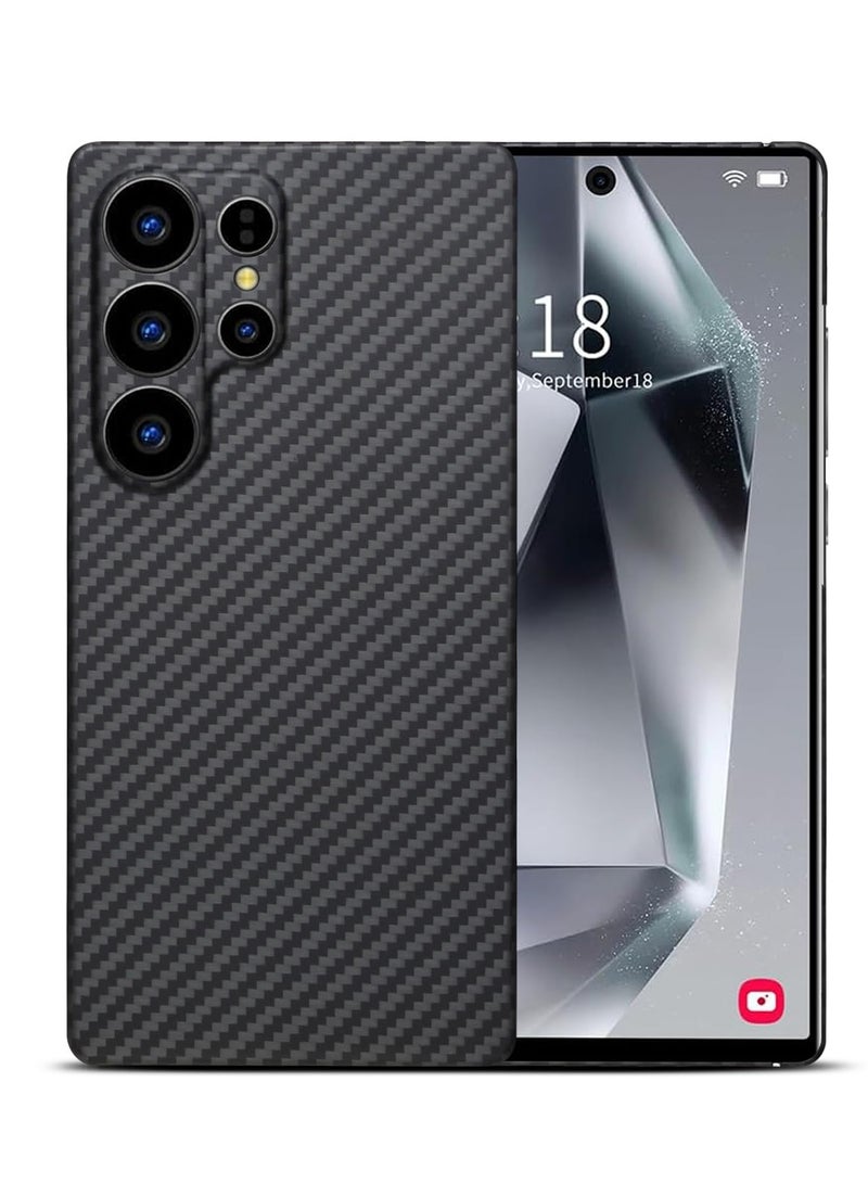 عام غطاء ألياف كربون أراميد رفيع جدًا لسامسونج جالكسي إس25 الترا - حماية كاملة للكاميرا - Image 1