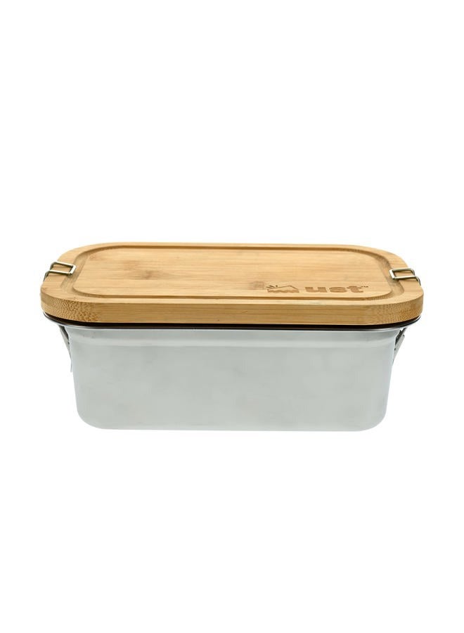 ust Bamboo Bread Box w/Strap - Image 1