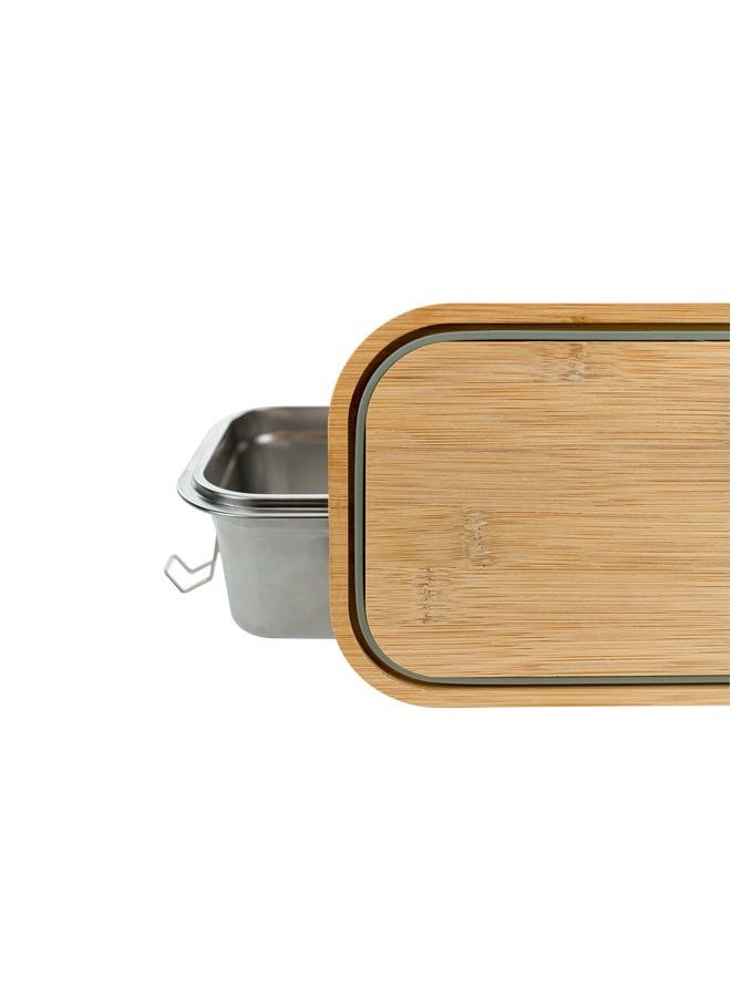 ust Bamboo Bread Box w/Strap - Image 4