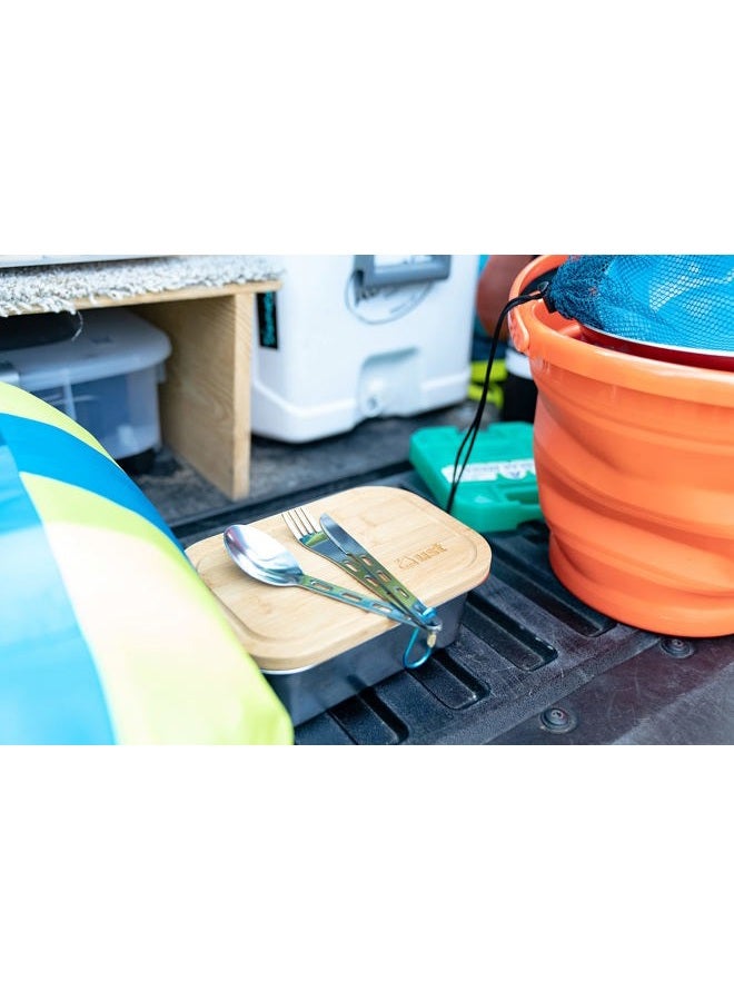 ust Bamboo Bread Box w/Strap - Image 5