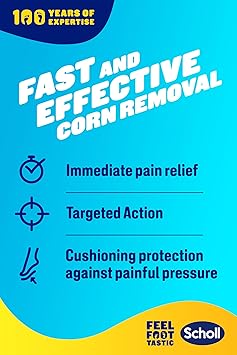 Scholl Complete Corn Removal Treatment Kit 1 Pack Medicated Action with Salicylic Acid Includes 6 Pads 6 Medicated Discs and 9 Cushions for Effective Corn Removal - Image 5