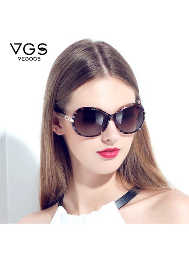 Vegoos Polarized Sungl, Fashionable Large Frame, Uv Protection, Sunshade For Women, Driving Gl, 9021 Amber Tea Color - Image 1