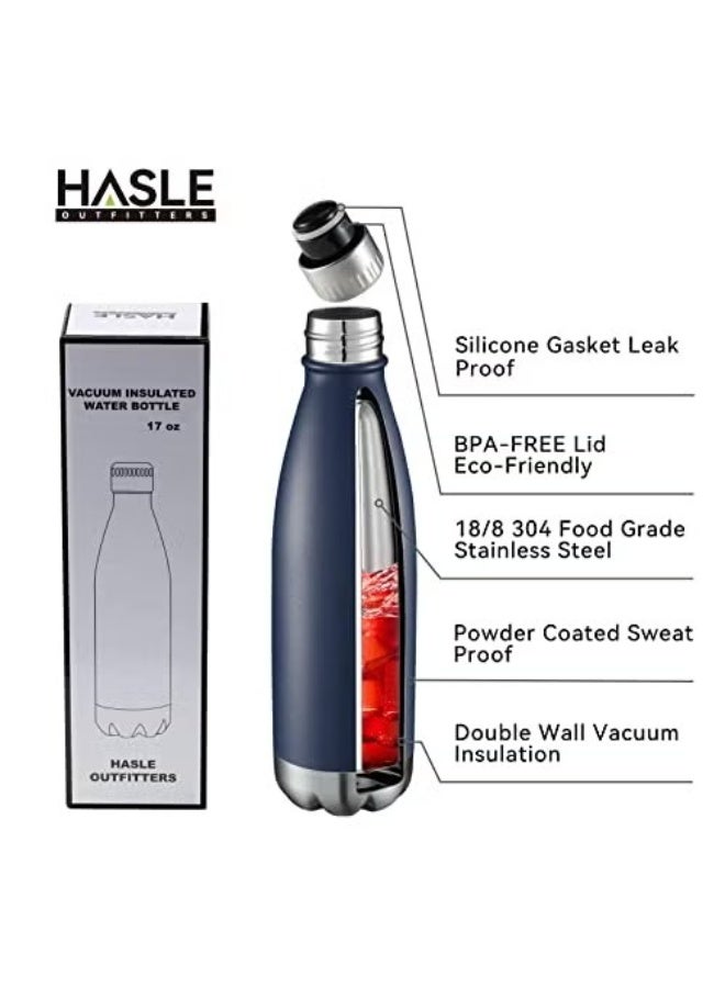 Stainless Steel Water Bottle – Double-Wall Vacuum Insulated, Leakproof Reusable Metal Sports Bottle for Hiking, Cycling, Office & Travel - Image 3