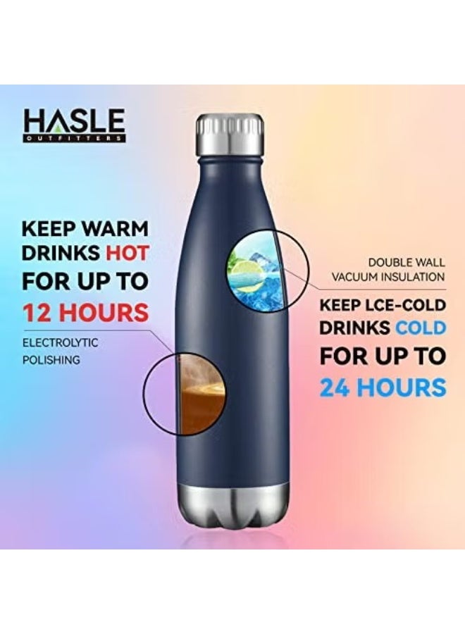 Stainless Steel Water Bottle – Double-Wall Vacuum Insulated, Leakproof Reusable Metal Sports Bottle for Hiking, Cycling, Office & Travel - Image 4
